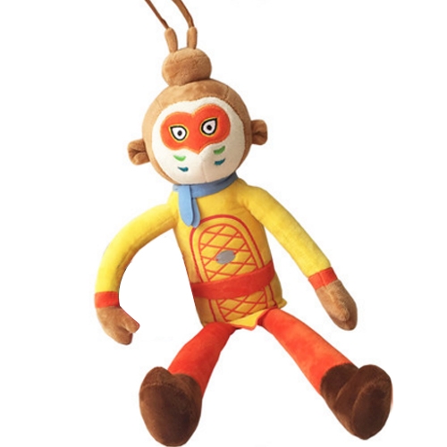 大圣归来 孙悟空毛绒玩具公仔玩 普通款(无披肩不发光)40cm